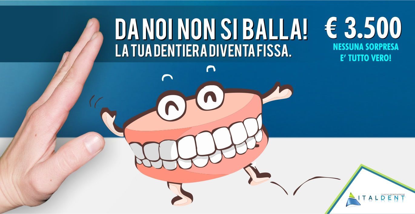 Da noi non si balla! Stabilizza subito la tua dentiera